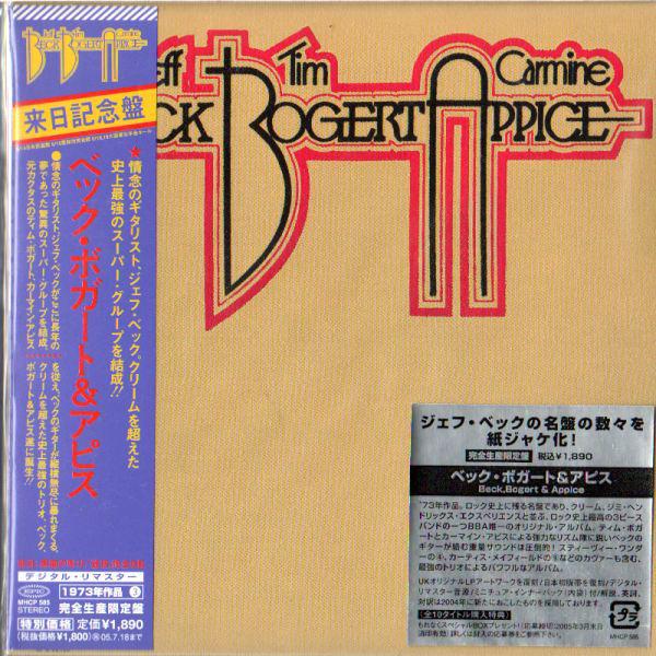

CD BECK, BOGERT & APPICE - Beck, Bogart & Appice MHCP585 Epic 2005 Japan ObiRock Used