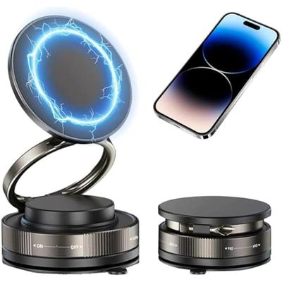 Gadgetbite Magnetic Car Mobile Holder For Dashboard Vacuum Suction Phone Holder Mount Hand Free Magnetic Cell Phone Stan