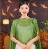 Summer Fashion Solid Color Sun Protection Silk Scarf Shawl for Women