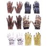 Simulated Werewolf Vinyl Gloves Werewolf Makeup Party Props Prank Halloween Cosplay Gloves  Party