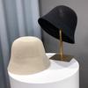Fisherman's hat, spring and summer hollow thin design, sun protection and sunshade bucket hat, face enhancing small basin hat