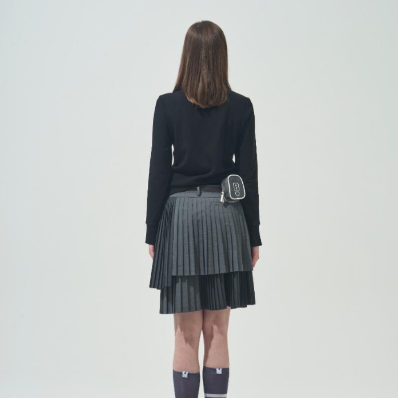 Blu Dot Half Zip Volume T shirT Plus Bk