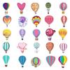50 Hot Air Balloon Graffiti Cartoon Stickers for Kids - DIY Scooters, Luggage, Stationery