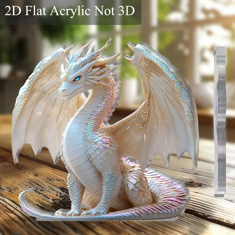 2D flaches Acryl-Display-Ornament für Heim- oder Bürodekoration – Geeignet für Tischplatten und Eingangsbereiche