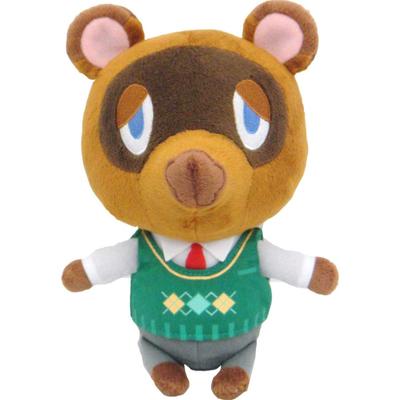 Sanei Boeki Animal Crossing ALLE STARS KOLLEKTION Tom Nook B11 x T17 x Plüschtier DP03 (S) H19,5 cm