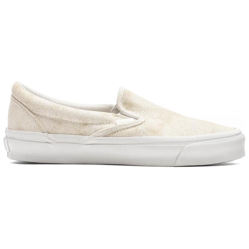 Vans Og Classic Slip On Lx 'Distress White' Sneakers VN0A32QNWTM