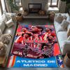 Atletico Madrid Customize Your Name Floor Rug Office Rug Suitable for Dormitory Hallway Entryway Decorate room Anti-slip Rug Office home decor