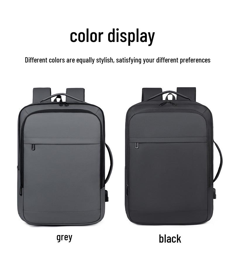 Expandable Large Capacity Commuter Laptop Backpack