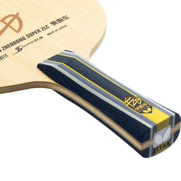 Butterfly Table Tennis Racket Fan Zhendong SUPER ZLC-FL, Offensive Shakehand, 37251, 157x150mm (Regular), FL (Flare)