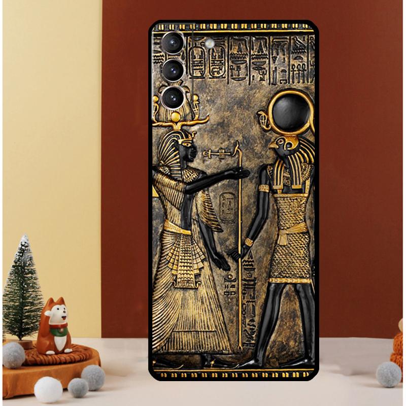 Sacred Eye of Horus Egypt Fresco Case For Samsung Galaxy S26 S25 Ultra S23 S20 FE S21 S22 S24 Plus S10 S25 FE Cover Funda