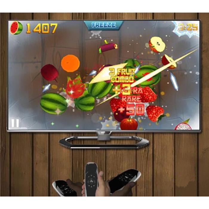 Popular T10 2.4G Wireless Air Mouse Remote with Dual-Sided Keyboard for Android