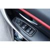 For BMW 3 4 Series GT 2013- Real Carbon Fiber Window Lift Panel Switch Trim