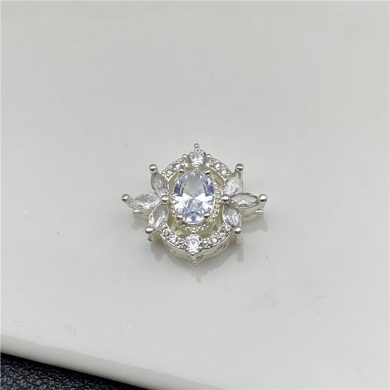 Diamond Lace Edge Multi-Hole Spacer Beads for DIY Crystal Jewelry Making