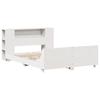 VidaXL Cadre de lit sans matelas blanc 150x200 cm bois de pin massif 3323648