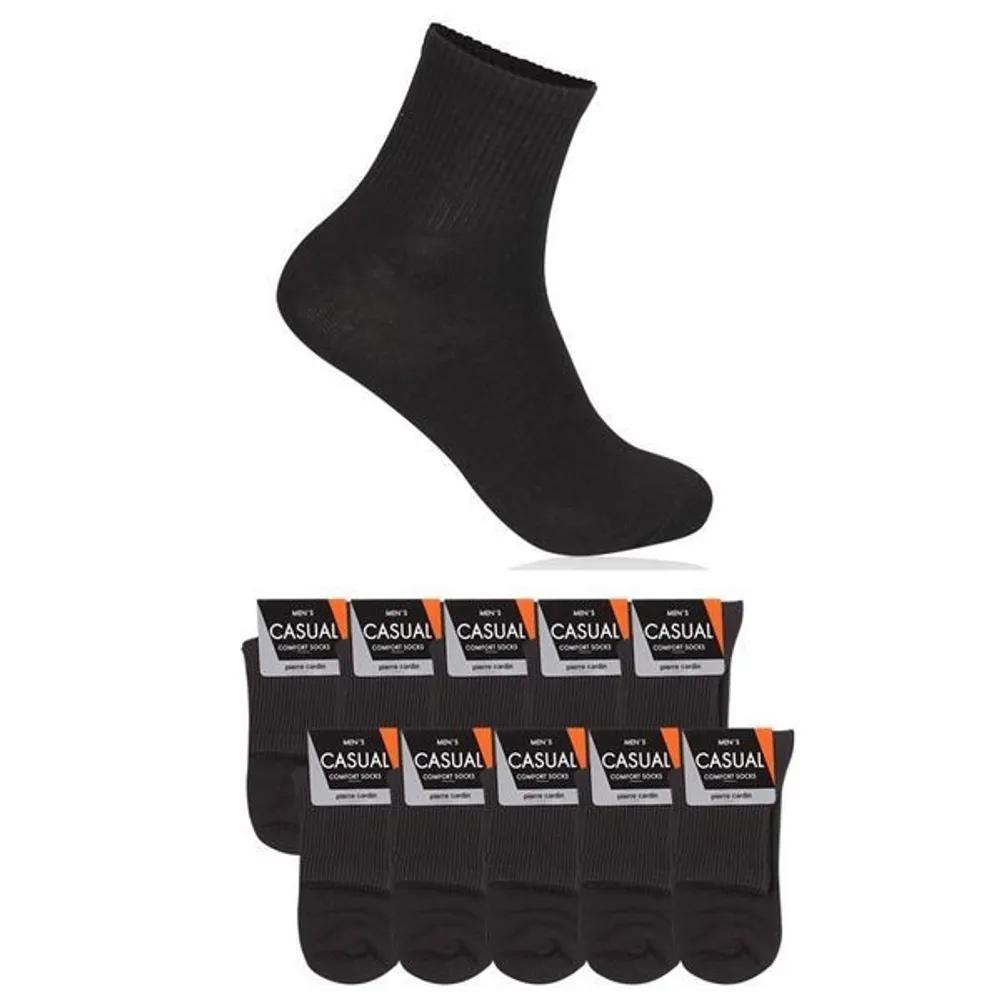 Men s Domestic Plain Mid-Calf Socks (Select 1 of 10 Pairs) Casual Socks Four Seasons PC White 10 pairs/26cm