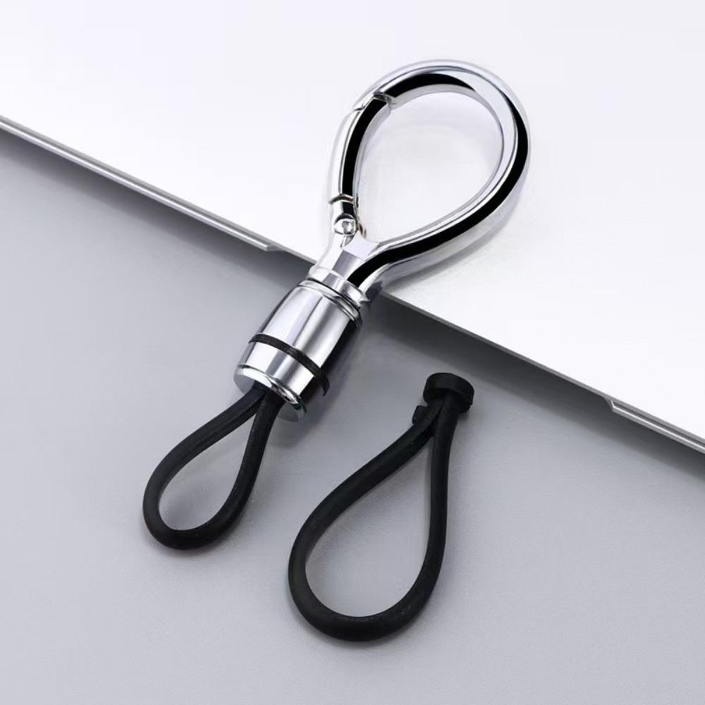

New High-end Car Key Chain Pendant Anti-lost Business Style Metal Simple Keychain Multicolors Men s Waist Hanging Buckle