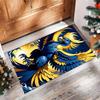 fenerbahce Printed Crystal Velvet Area Rug, Soft Anti-Slip Water Absorbent Floor Mat for Living Room Bedroom