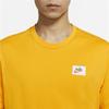 Men's Nike Nsw Tee Swoosh 50 Lbr Casual Sports Breathable Printing Short Sleeve Gold Color T-Shirt DJ1394-739