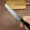 5.7 Inch Utility Knife Sanmai-gawari Steel Blade Wood Handle Slicing Vegetables Cleaver Meat Kiritsuke Splitting Kitchen Knife