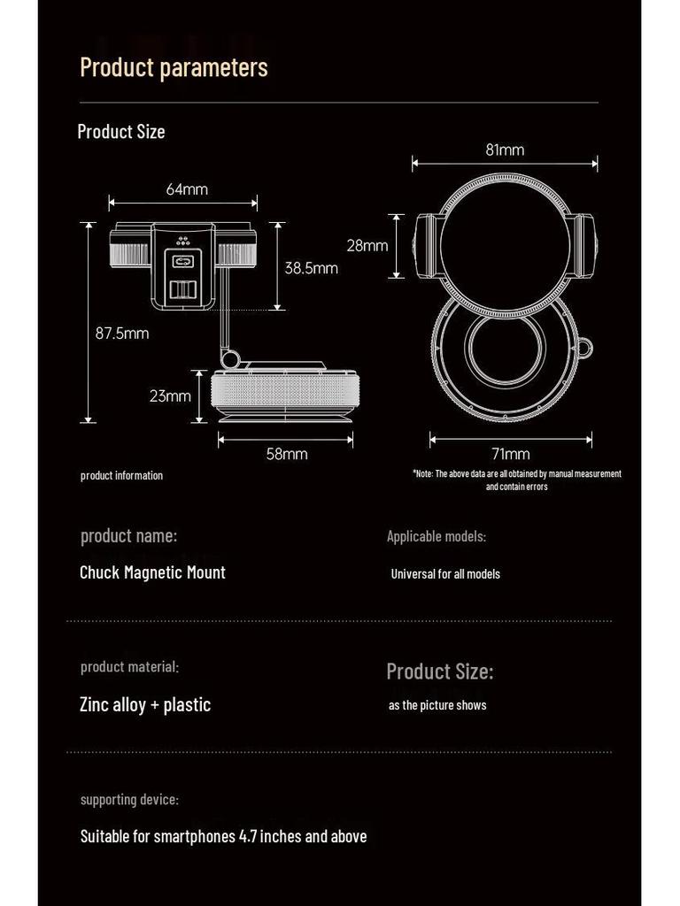2026 Magnetic Phone Holder: Portable, Foldable, Adjustable Car Mount & Vacuum Suction Desktop Stand