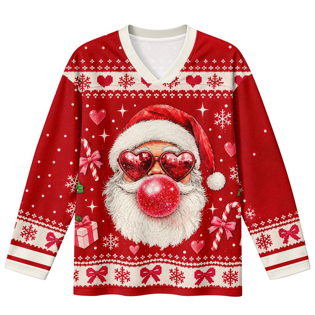 Women's Casual V-Neck Long Sleeve Printed Top