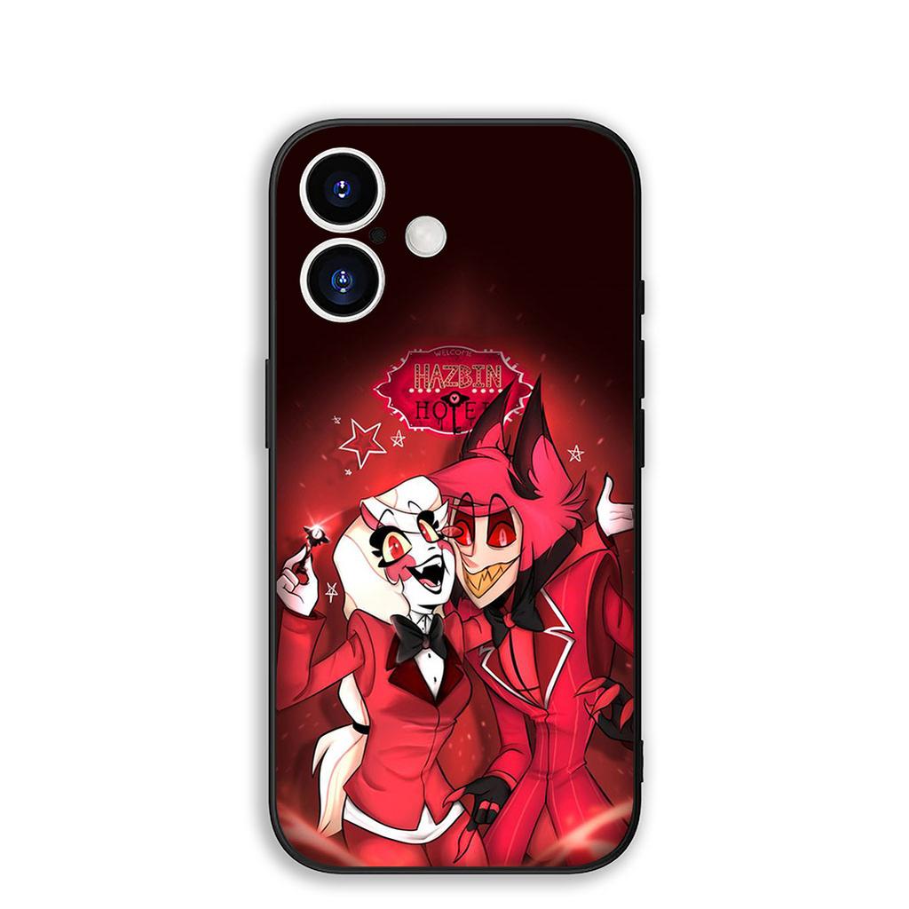 for Xiaomi Redmi Note 12 10 11 9 Pro 10C 12C 9T 9A 10A 12S Note11 Note12 5G 4G Case Dust H-Hazbin Alastor Hotels Charile Angel