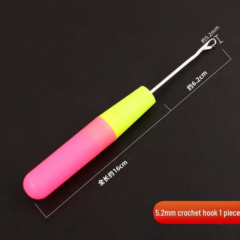 Crochet and Knitting Tools: Small Hand-Knitted Sweater, Extra Fine Hook, Wig, Crochet Needle for Dirty Braids