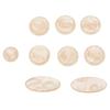 Saxophone Key Buttons Inlays Part 9 Pcs Beige Easy To Install
