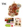 Decorative Beads for Crafts Christmas Hanging Faux Pearl Art Kit Adult, DIY Bead Painting Ornament, Handmade Holiday Craft Set Tree Home Decor