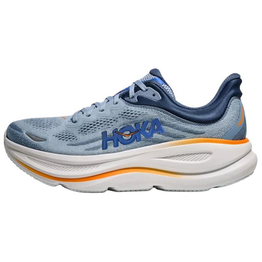 

HOKA Bondi 9 2E Wide Drizzle Downpour Men Sneakers Blue 1162013-DNP 43