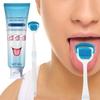 Tongue Scraper Brush Effective Tongue Cleaner Gel Orals Cleaner Set Mint Tongue Scraper & Scrubber Effective Mouth Odor