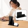 Office and Home Acrylic Desktop Holder Support for Smartphone Earphones, Adjustable Viewing Angle, Slip Resistant Design