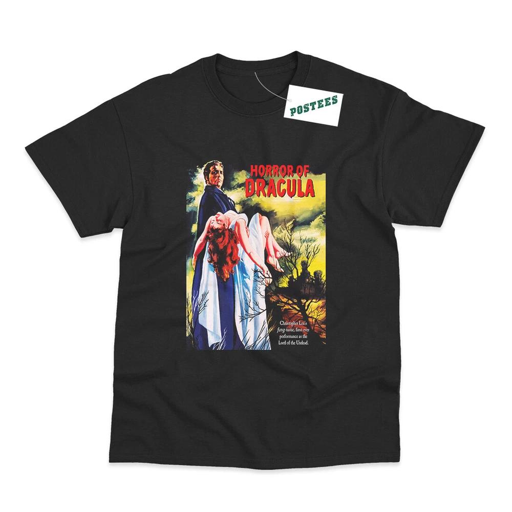 Retro Movie Poster Inspired By Horror Of Dracula Dtg Printed TShirt M