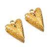 5pcs Stainless Steel Big Hole Love Heart Charms for Women Earrings Pendants Necklace Bracelets Jewelry Making Supplies Findings