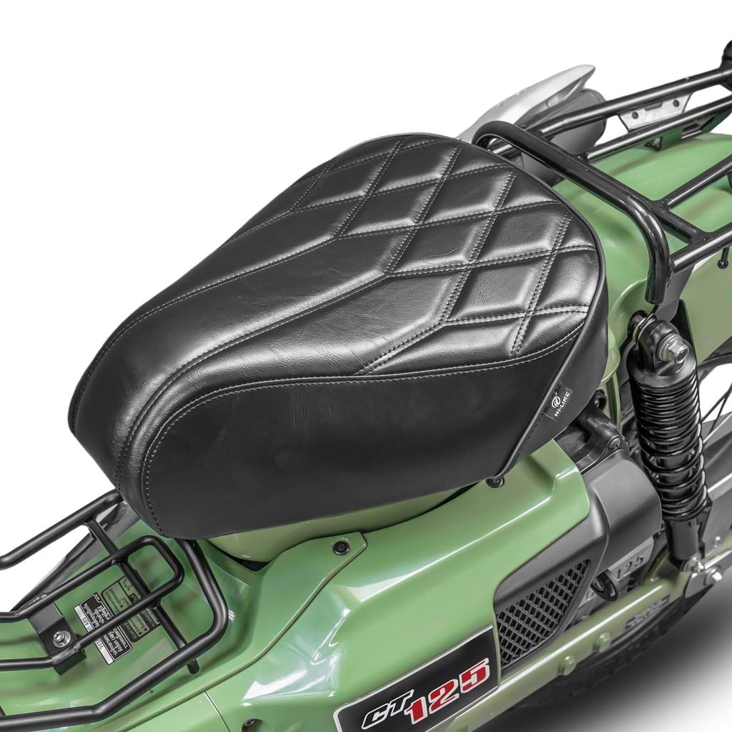 2.5cm Lowering Solo Seat for Hunter Cub CT125 (JA55 JA65) (Black 2)