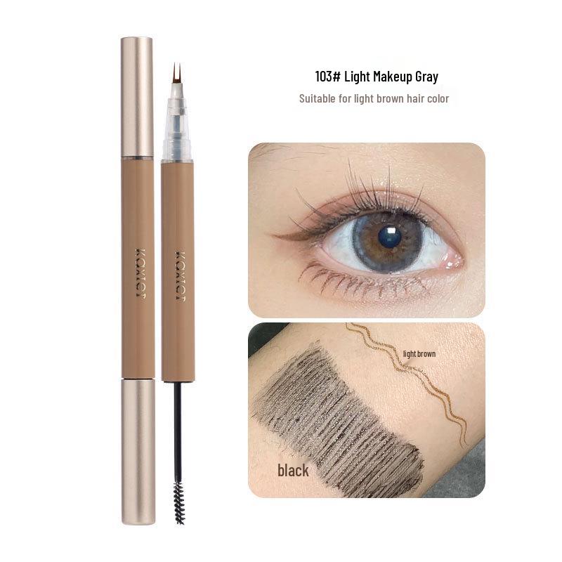 Kashir Double-Ended Lash Styler: Fine Brush Tip, Root Definition, Lower Lash Mascara & Eyeliner