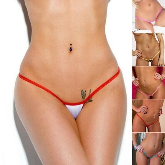 Populær Stretchy Simple Women G-string Attraktiv Good Touch Thong for daglig bruk