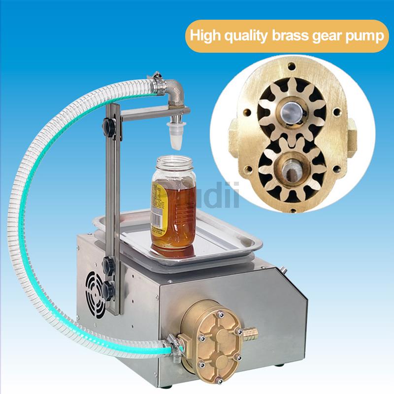 Automatic Dispensing Filling Machine Flow Weighing Type Honey Sesame Sauce Edible Oil Glue Viscous 2-8KG Liquid Filling Machine