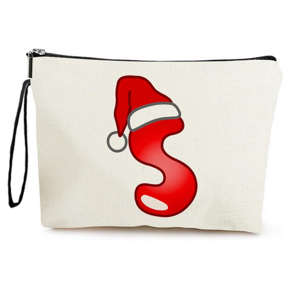 Christmas Candy Cosmetic Bag Women's Portable Storage Bag