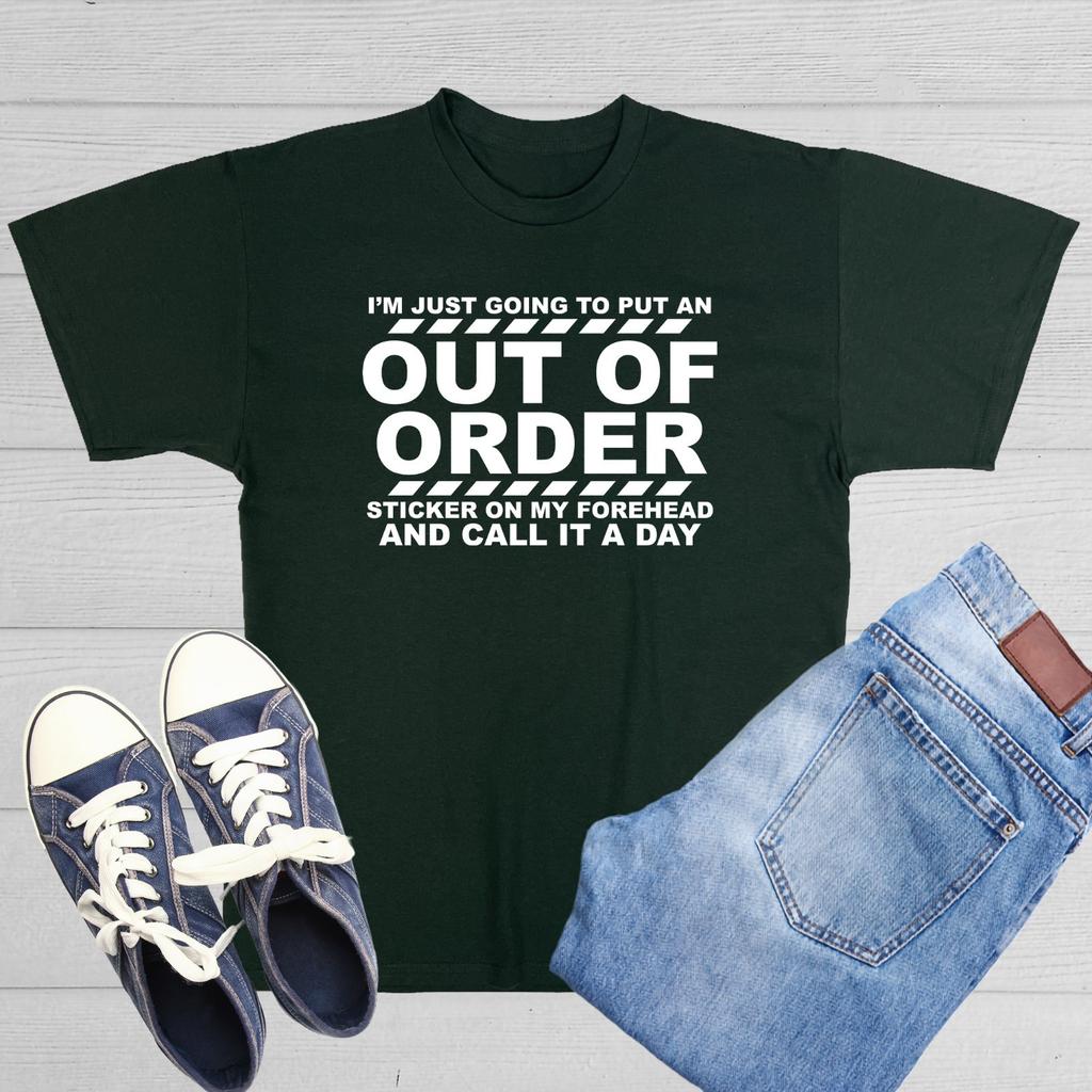 I'm Just Going To Put An Out Of Sarcastic Humor Graphic Novelty Funny T Shirt