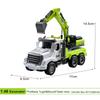 1:46 Sound Light Alloy+Plastic Excavator Timber Transport Model Diecast & Toy Play Vehicles Construction Collection Toys Gift