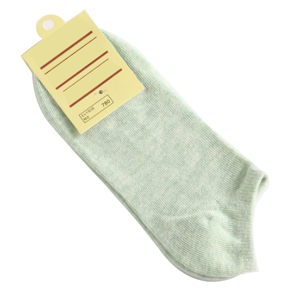 

Стильные повседневные женские однотонные эластичные хлопковые дышащие низкие носки-лодочки до щиколотки теплые носки светло-зеленый