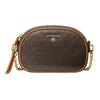 Jet Set Presbyopia Printed Fashion Commuting Artificial Leather Shoulder Crossbody Bag Women's Brown Small