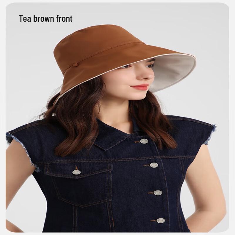 Женская двусторонняя охлаждающая противоУФ-шляпа-ведро Kenmont One Size