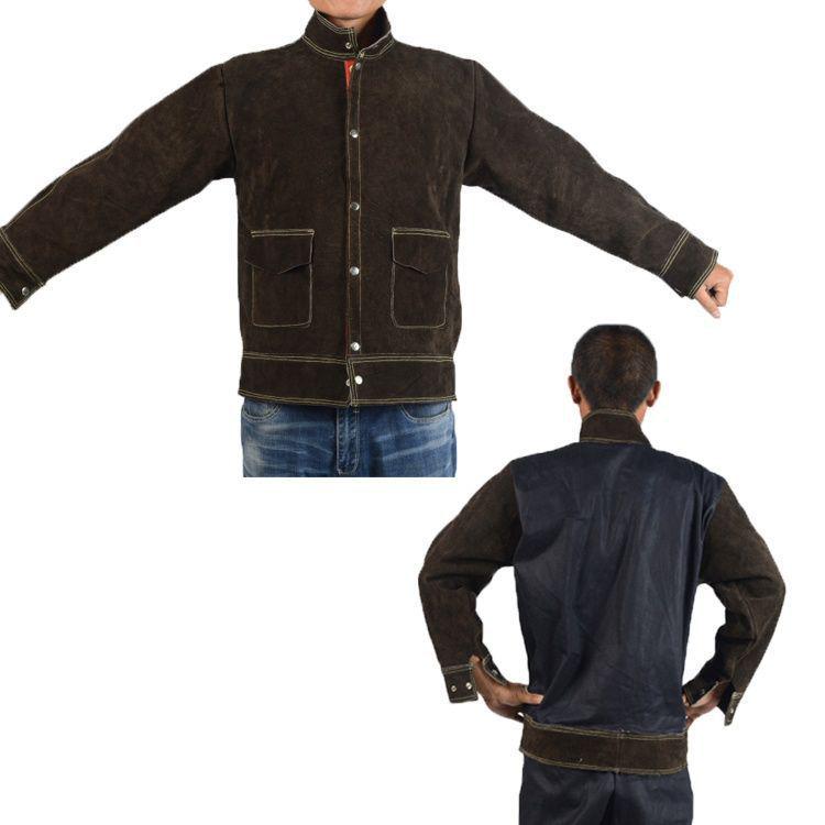 Leather Electric Welding Protective Workwear - Anti-scald Radiation Protection for Welders.