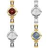 Vintage Diamond Shaped Ladies Quartz Watch With Water Resistance For Fashion Enthusiasts