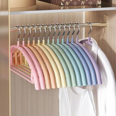 Non-Slip Thickened Stainless Steel Rainbow Clothes Hanger for Home Use