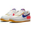 Air Force 1 Low Shadow White Flash Crimson Astronomy Blue Women's CI0919-105