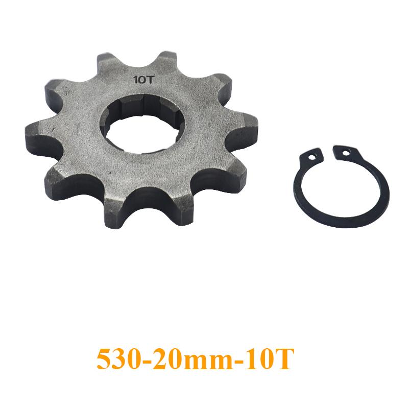 Motorcycle Front Drive Gear Engine Sprocket 530 10T 12T 13T 14T 15T 16T 17T 18T for Dirt Pit Bike ATV Quad Spare Parts GO Kart