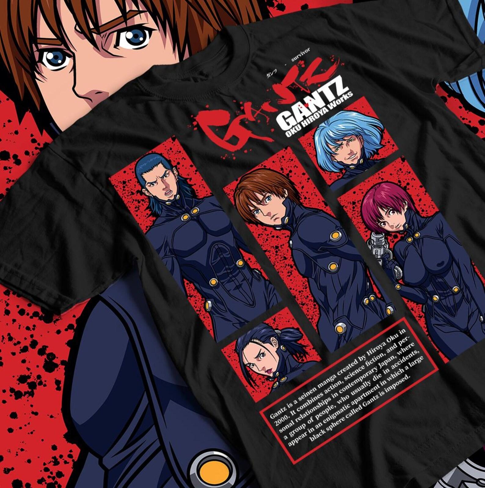 Gantz Anime Waifu T shirt | Manga Girl Graphic Tee XL